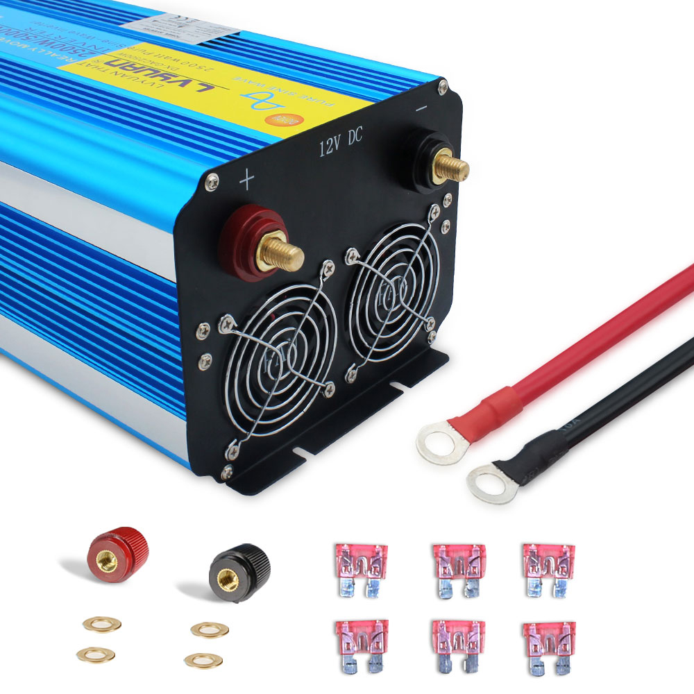 Power Supply 12V - 2026年製 Lvyuan 純正弦波インバーター 5KW 5000W 電源