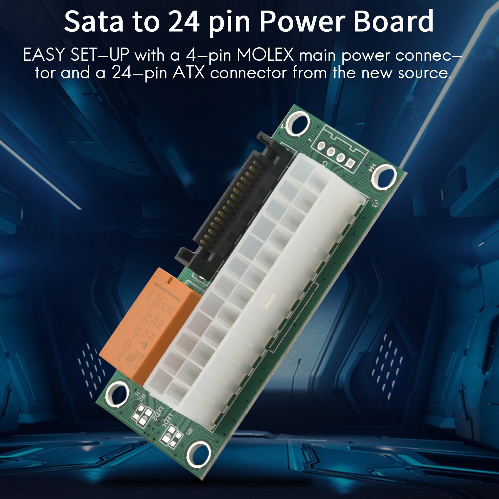 Atx Power Supply - SuperDeals 電源ボード デュアル PSU 複数電源アダプター Add2Psu