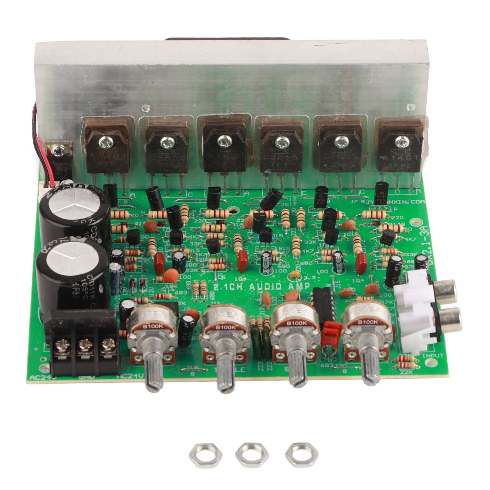 Modular Power Supply - 300W ハイパワーパワーアンプボード 2.1 チャンネルサブウーファー 3 チャンネルオーディオアンプボリュームポテンショメータモジュールカーオーディオ
