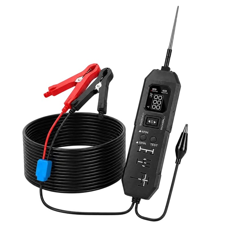 Power Supply Tester - 車両電気回路故障診断ツール、デジタル自動車リレーテスター、電源検出装置