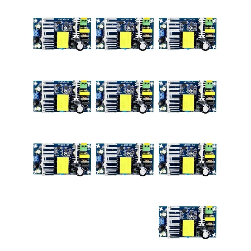 Ac Power Supply - ABMI-10X AC 110V/220VからDC 24V 6AへのAC-DCスイッチング電源ボードモジュール、降圧コンバーター、100W、XK-2412-24 DC電源。