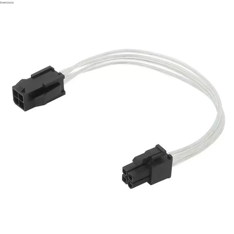 Psu Computer - デスクトップPC用CPU 4ピン電源延長ケーブル、コンピューターマザーボード用P4電源コードアダプター、メインボード用4P4ピンPSUコネクターケーブル