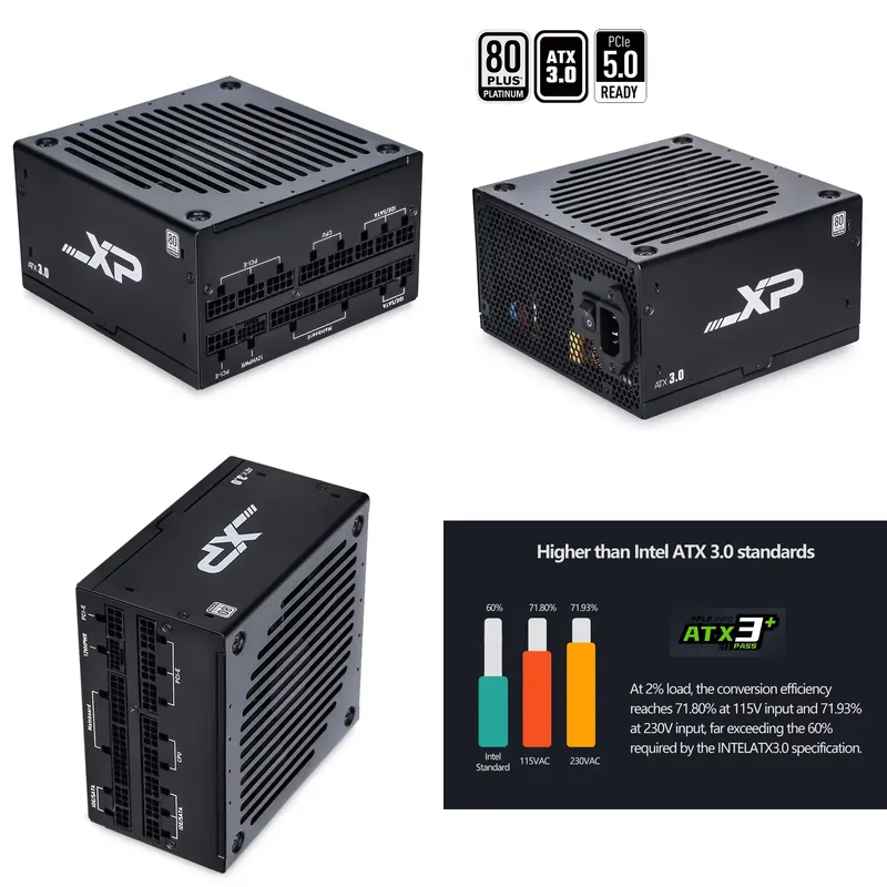 Pc Power Supply - 【CHIMU HOME】 850/1000/1200W 80 Plus ゴールドプラチナ電源ユニット