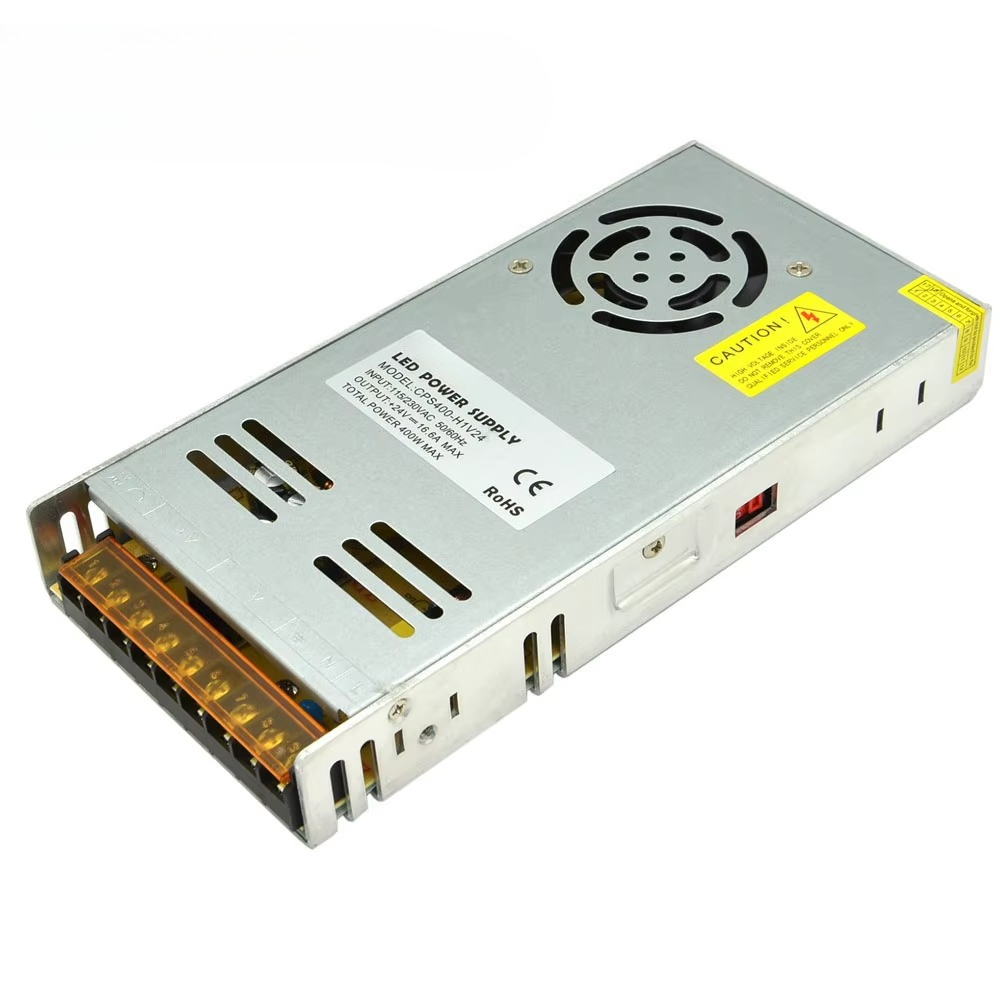 Ac Power Supply - 400W 24V AC-DC スイッチング方式電源、単出力、超薄型、CE認証取得、電動工具用。