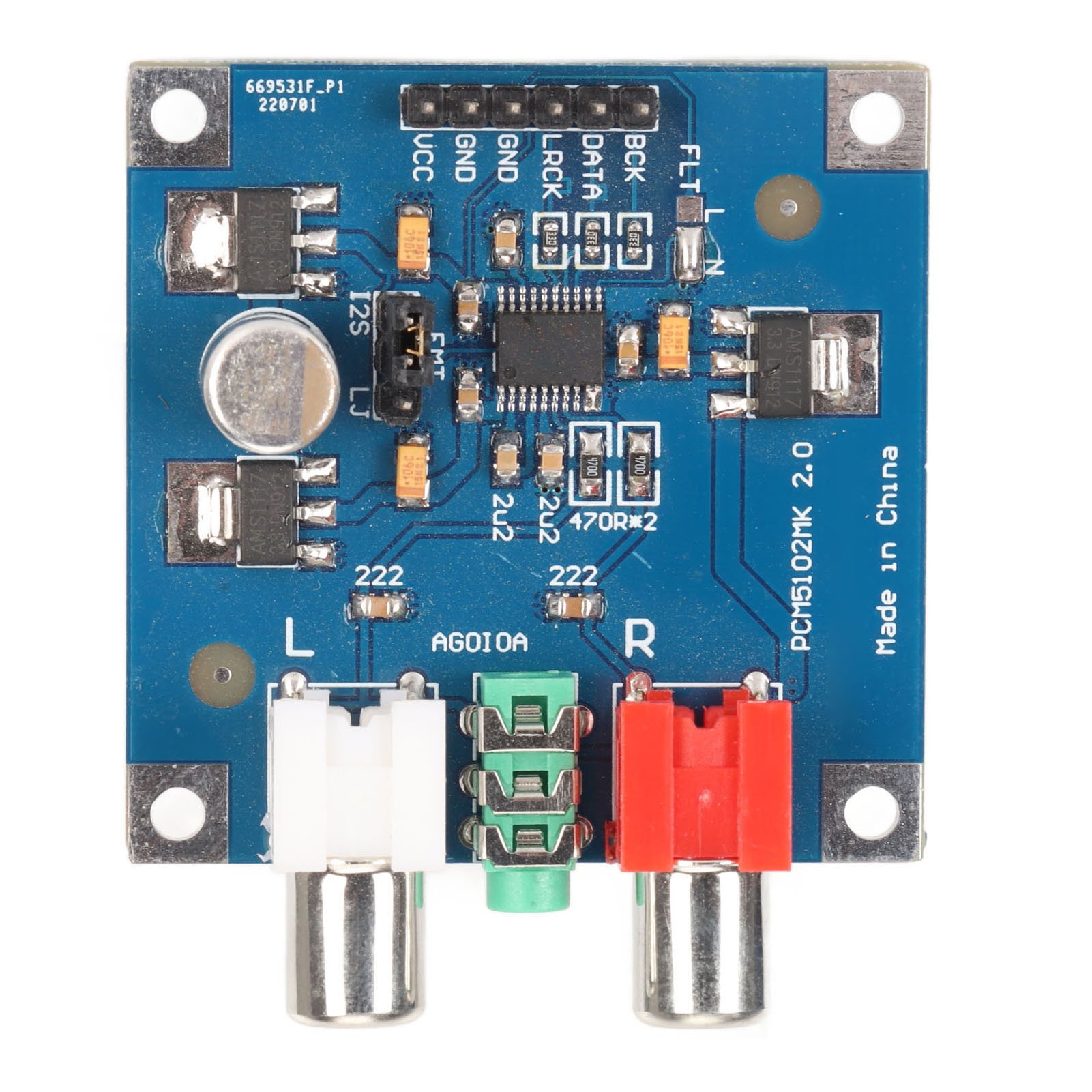 Modular Power Supply - DAC デコーダーボード I2S 入力 32 ビット