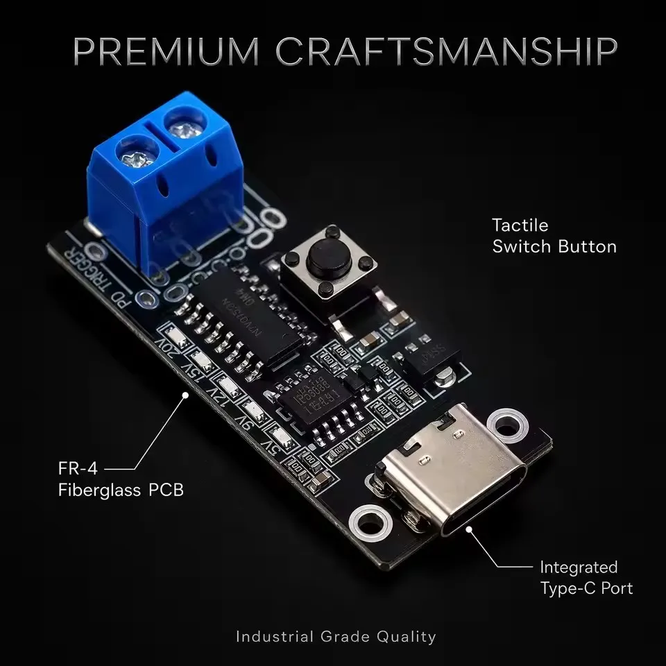 100W 5A USB-C急速充電トリガーボードモジュール、 - Modular Power Supply のレビューと価格