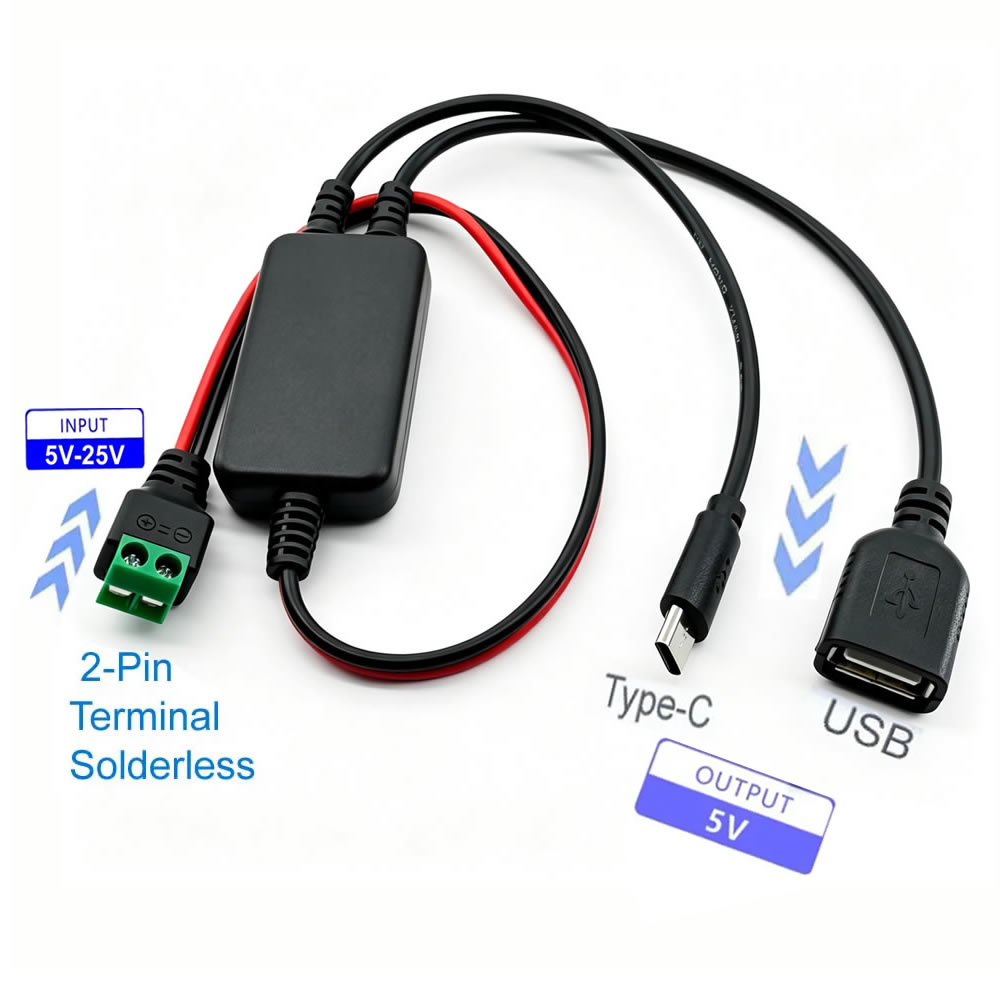 12V/24V から 5V へのコンバータ DC-DC バッ - Modular Power Supply のレビューと価格