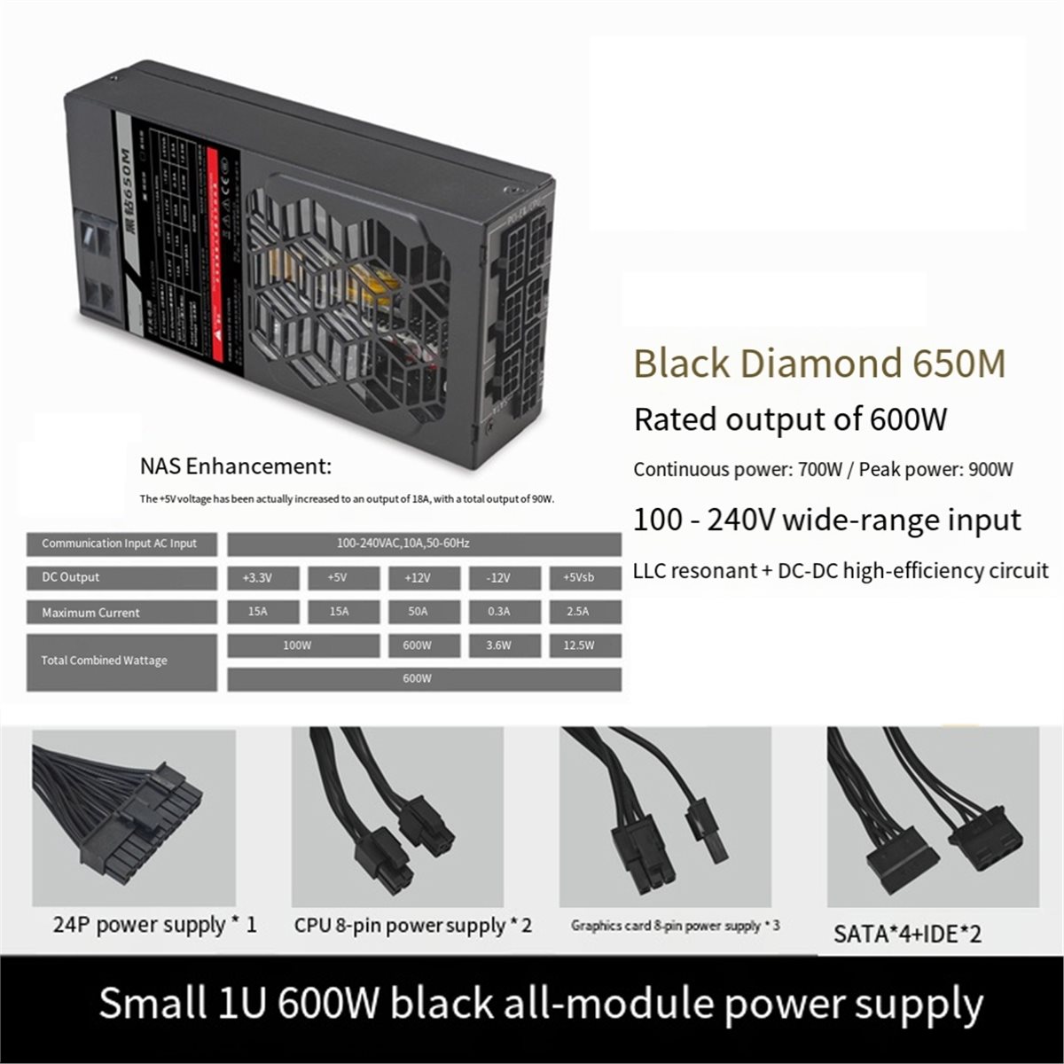 【バリューパック】Flex 600W モジュラー電源ユニット - Flex Atx Power Supply 600W 1U のレビューと価格