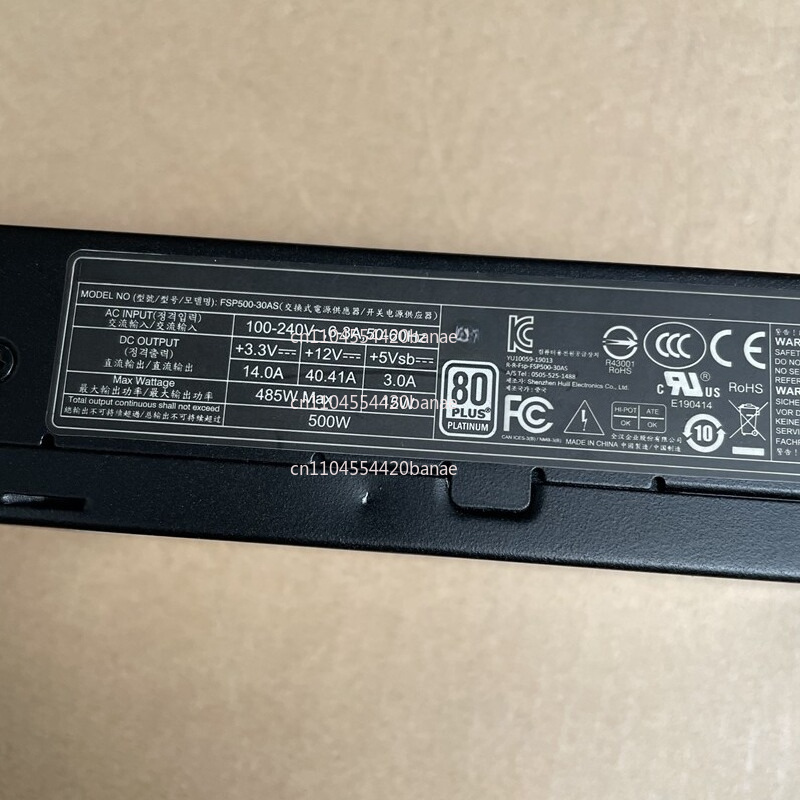 オリジナルFSP500-30AS 500W NUC9電源ユニ - Power Supply 500W のレビューと価格