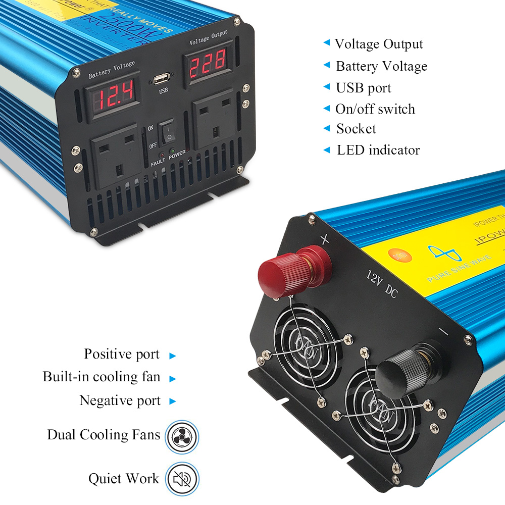 2026年製 Lvyuan 純正弦波インバーター 5KW 5 - Power Supply 12V のレビューと価格