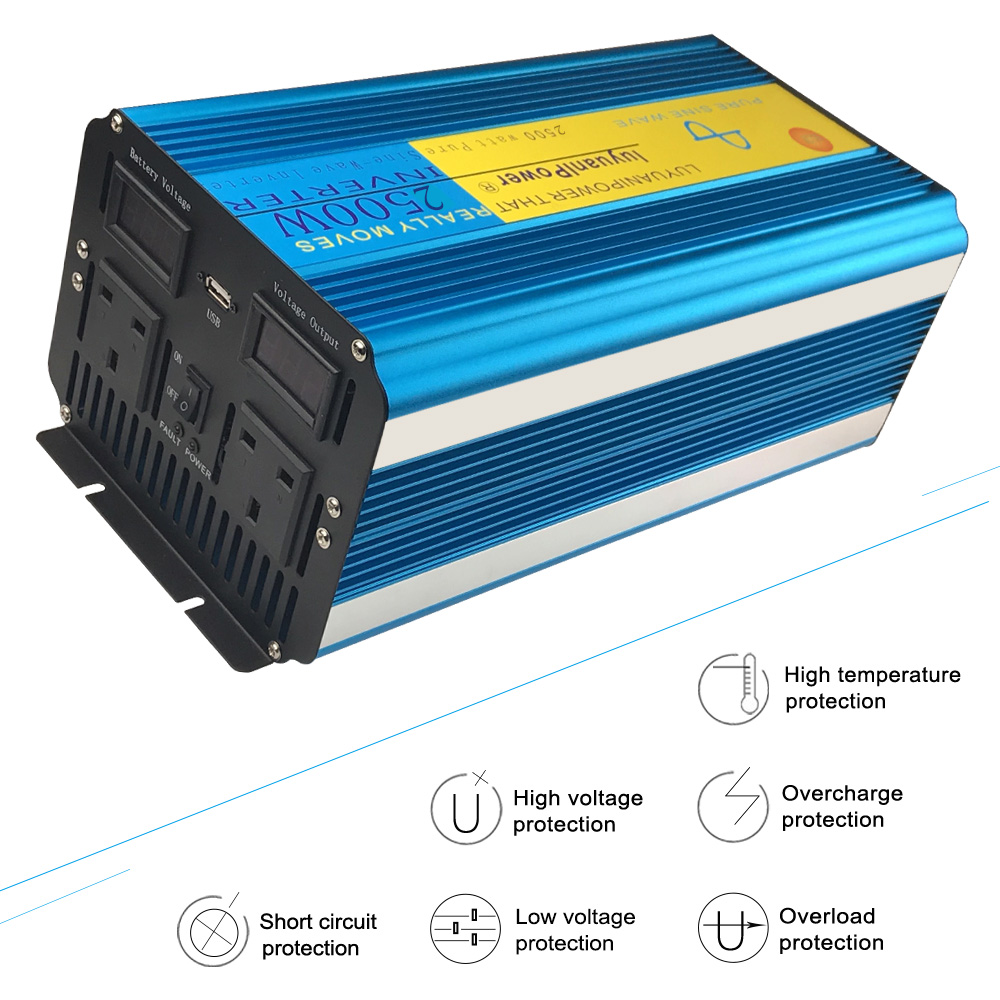 2026年製 Lvyuan 純正弦波インバーター 5KW 5 - Power Supply 12V のレビューと価格