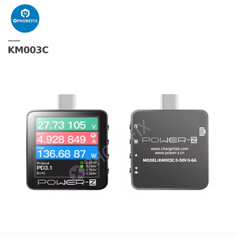 USB充電器プロトコルテスター,Cタイプ,デュアル電流容量検 - Power Supply Tester のレビューと価格