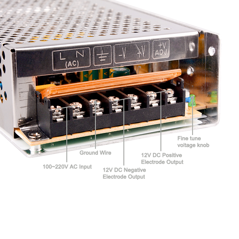 スイッチング電源AC 110v 220vからdc 12ボルト - Smps Power Supply のレビューと価格