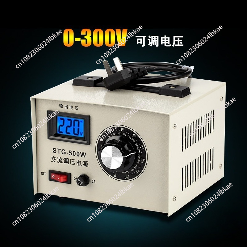 単相電圧調整器 220v AC 調整 コンタクトタイプ 0- - Power Supply 500W のレビューと価格
