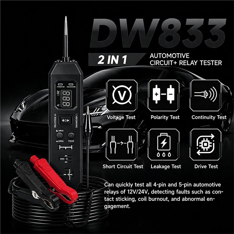 車両電気回路故障診断ツール、デジタル自動車リレーテスター、電 - Power Supply Tester のレビューと価格