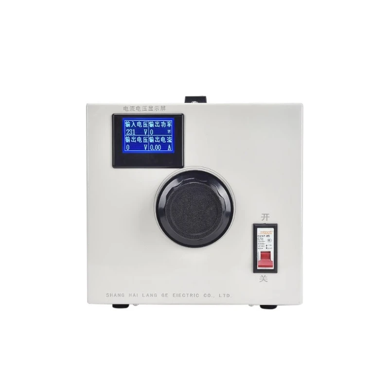 新型純銅製電圧レギュレータ 220V 単相 電流表示付き S - Power Supply 500W のレビューと価格