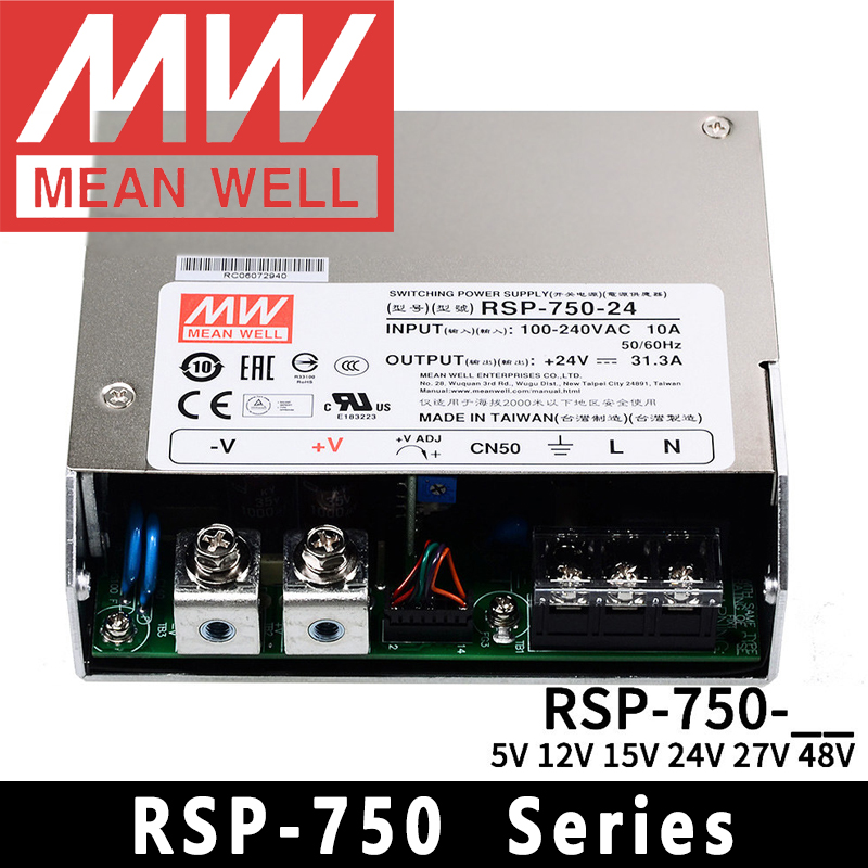Mean Well RSP-750-5/12/15/24/2 - Power Supply 750W のレビューと価格
