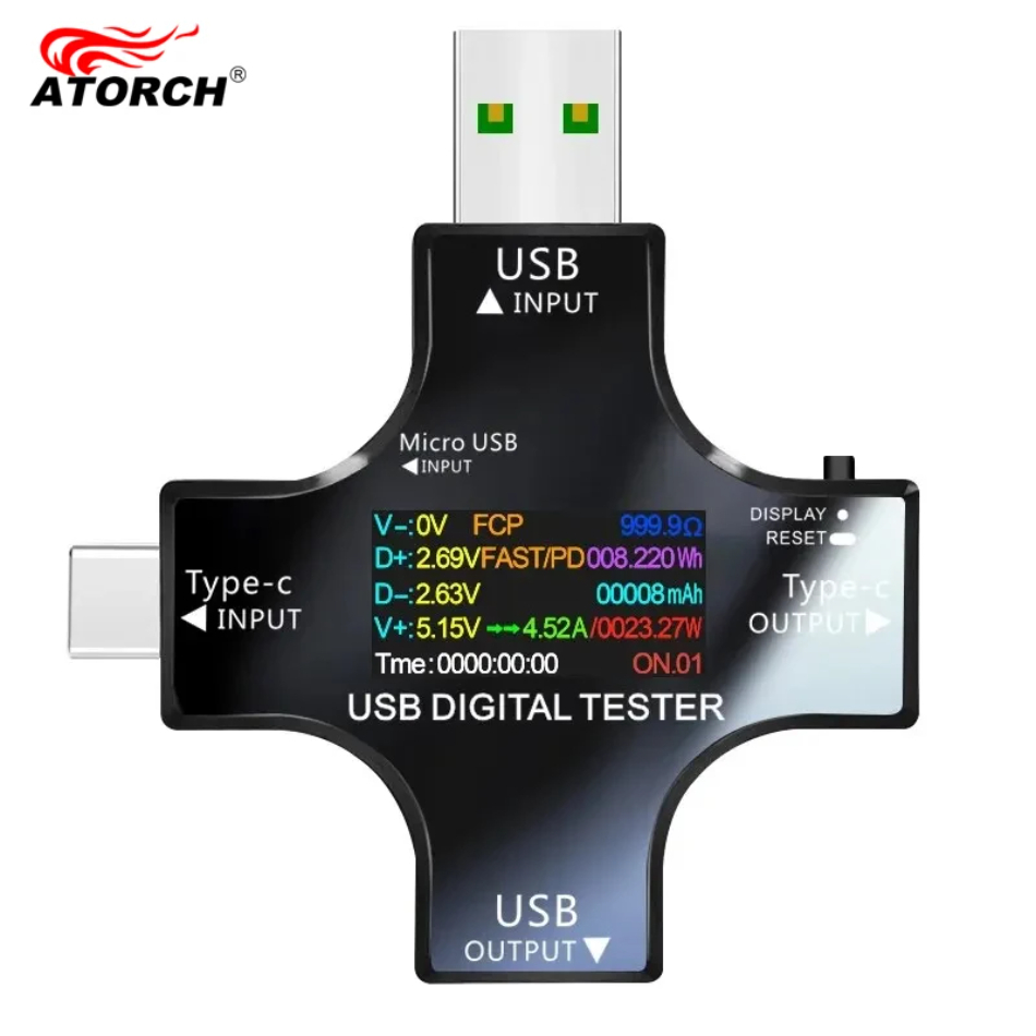 USB テスター DC Type-C PD デジタル電圧計ア - Power Supply Tester のレビューと価格
