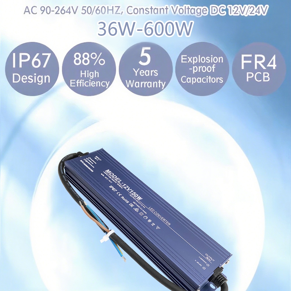 IP67防水入力110V-265V出力12V/24V 36W - Power Supply 12V のレビューと価格