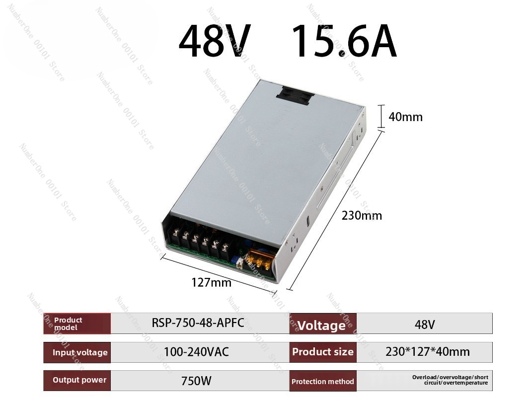 高出力スイッチング電源 750W 24V 48V 60V 電 - Power Supply 750W のレビューと価格