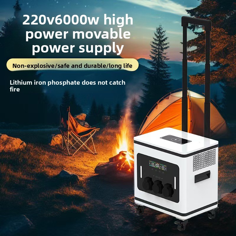 リチウムイオン電池屋外モバイル電源220v大容量ポータブルハ - Power Supply のレビューと価格