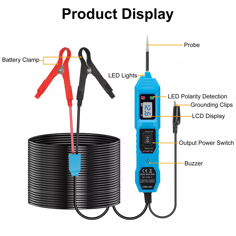 ヒューズテスター LCD回路テスター 3.5-36V DCバ - Power Supply Tester のレビューと価格