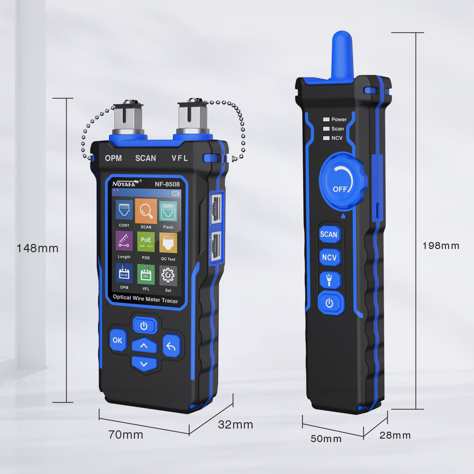 Noyafa-lan NF-8508ケーブル,液晶ディスプレ - Power Supply Tester のレビューと価格