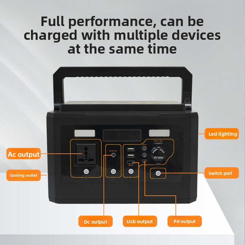 ポータブル500WハイパワーMPPT屋外モバイル電源 キャン - Power Supply 500W のレビューと価格
