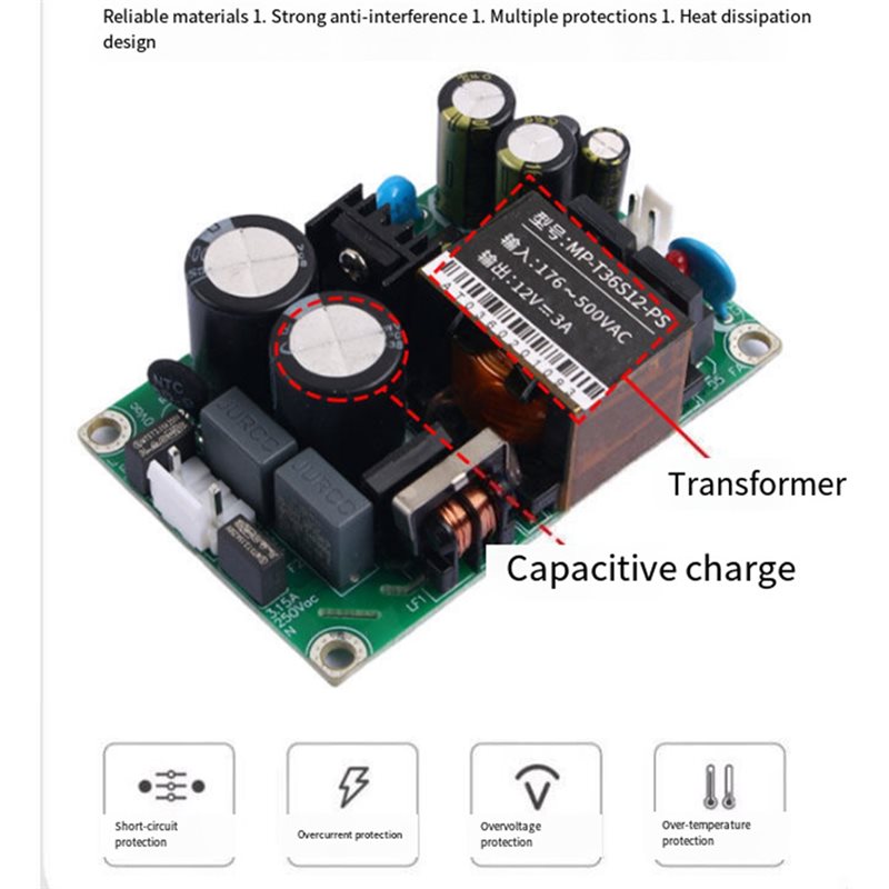N13R-(耐久性のある) ACDC 36W高電圧入力スイッ - Dc Power Supply 12V のレビューと価格