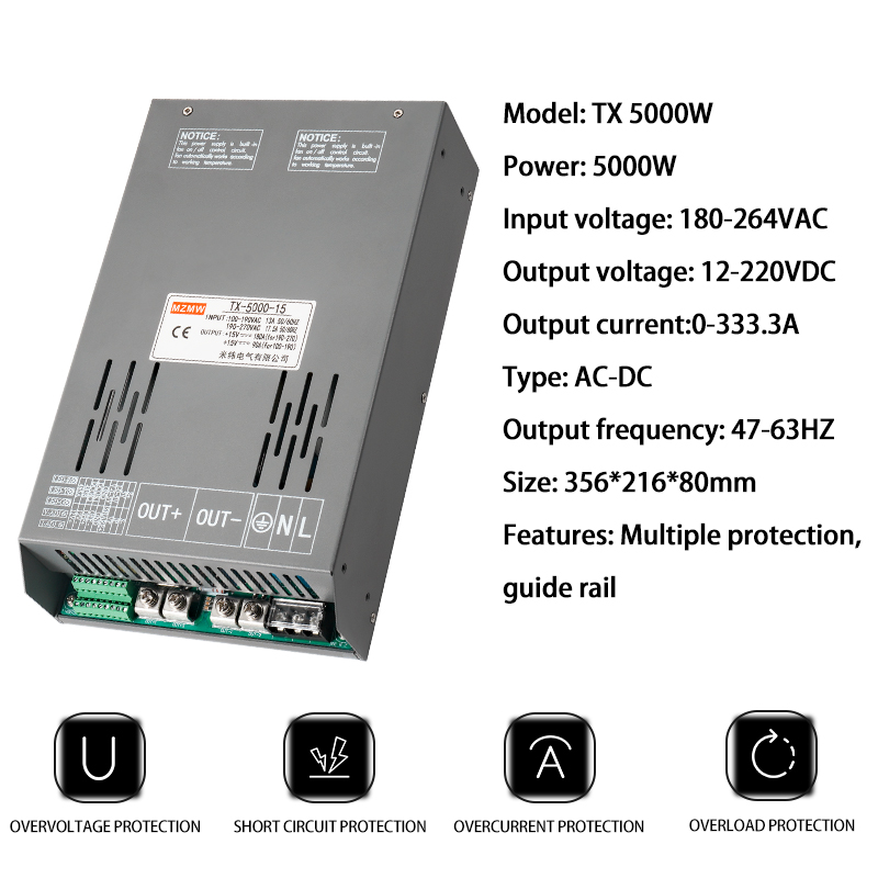 5000W 12V 24V 36V 48V 72V 80V- - Smps Power Supply のレビューと価格