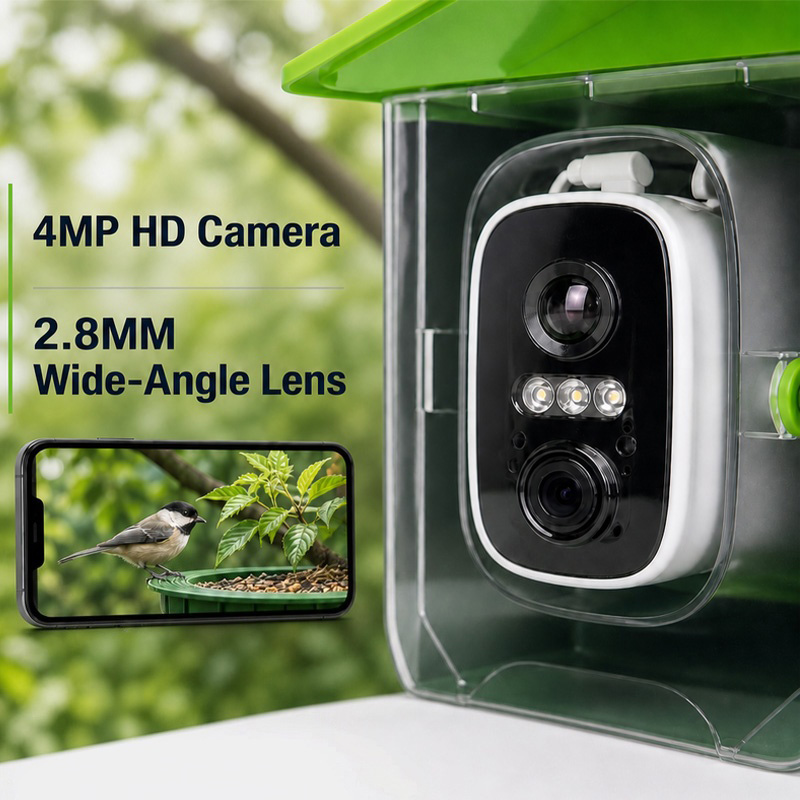 4MP HDカメラ、2.8mm広角レンズ、ソーラー電源、遠隔 - Power Supply のレビューと価格