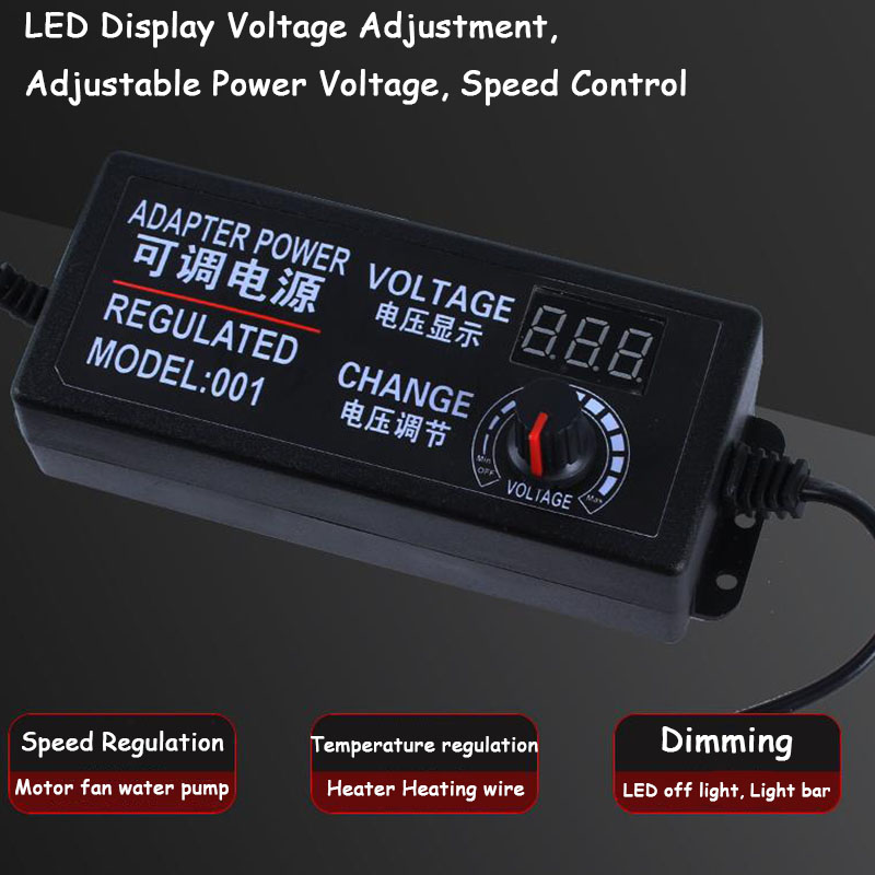 AC DC 3V 5V 9V 12V 24V調整可能電源ディ - Smps Power Supply のレビューと価格