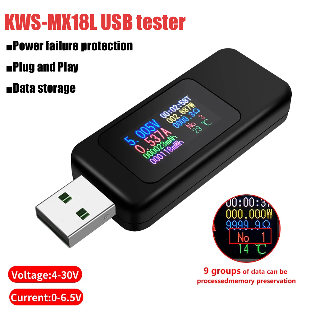 10 in 1 USB テスター DC デジタル電圧計 Am - Power Supply Tester のレビューと価格
