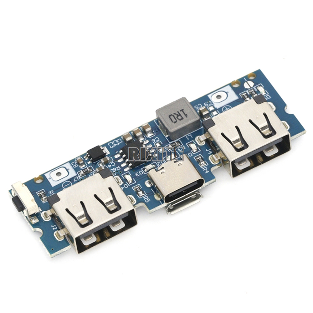 リチウム電池充電器ボード LED デュアル USB 5V 2 - Modular Power Supply のレビューと価格