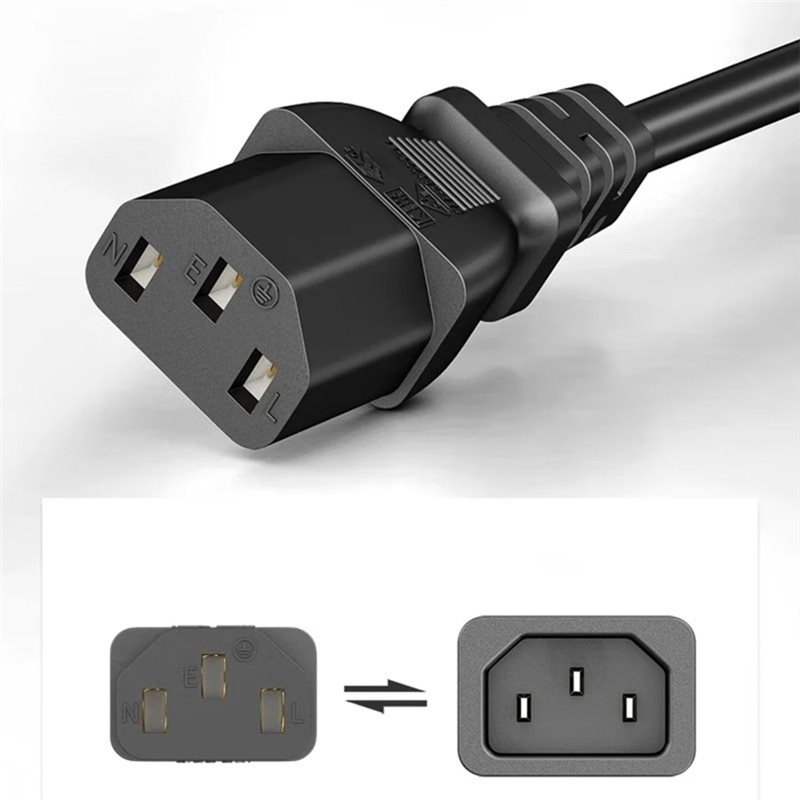 EU プラグ C13 電源ケーブル 1.5 メートル電源延長 - Psu Computer のレビューと価格